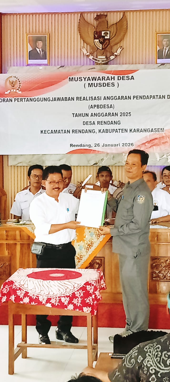 Laporan Pertanggung Jawaban Realisasi Anggaran Pendapatan dan Belanja Desa Tahun Anggaran 2025